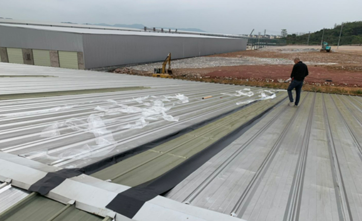 清新厂房屋面防水维修案例